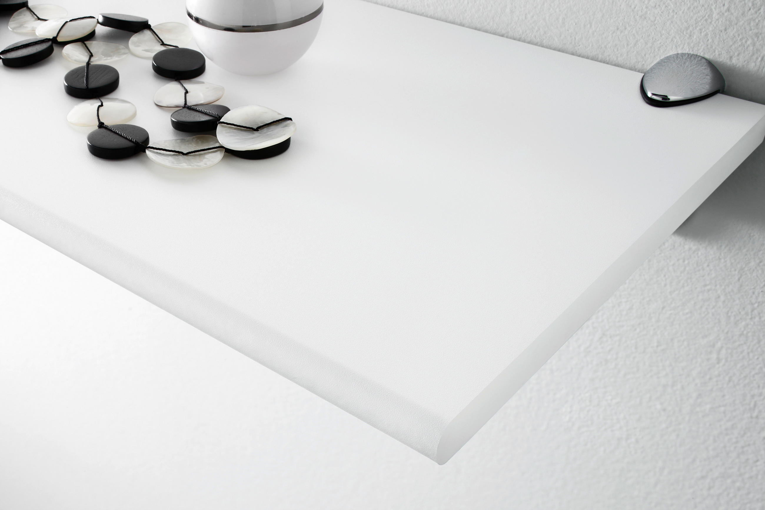 VÄGGHYLLA 60/1,8/18 cm  - vit, Klassisk, trämaterial (60/1,8/18cm) - Xora
