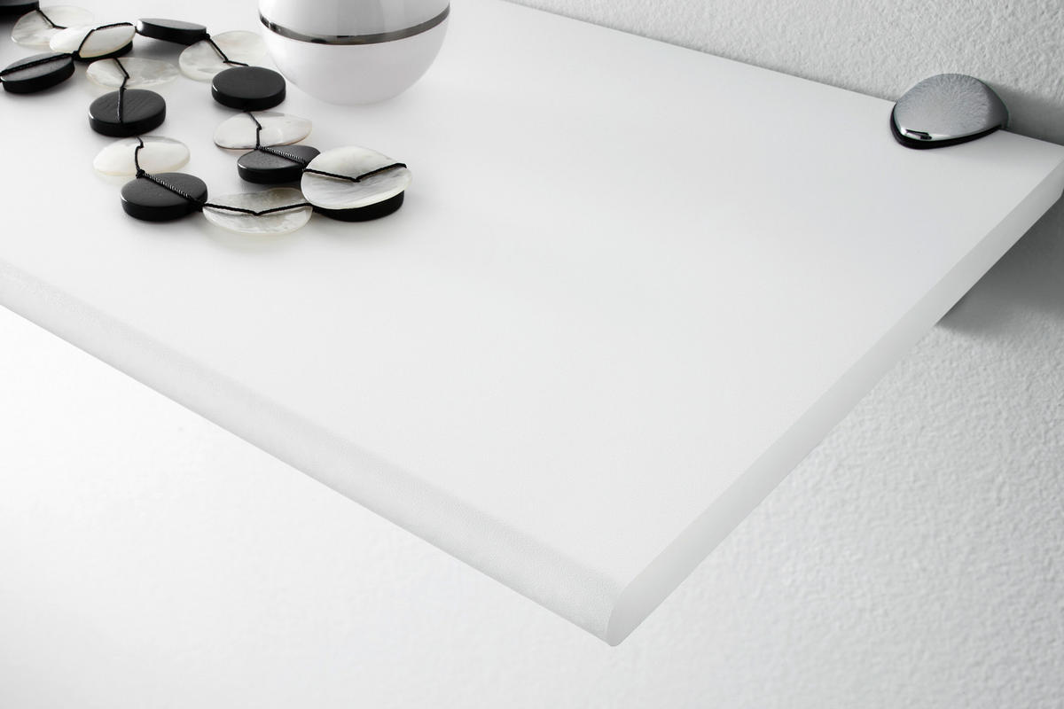 WANDBOARD in 60/1,8/18 cm Weiss  - Weiss, Konventionell, Holzwerkstoff (60/1,8/18cm) - Xora
