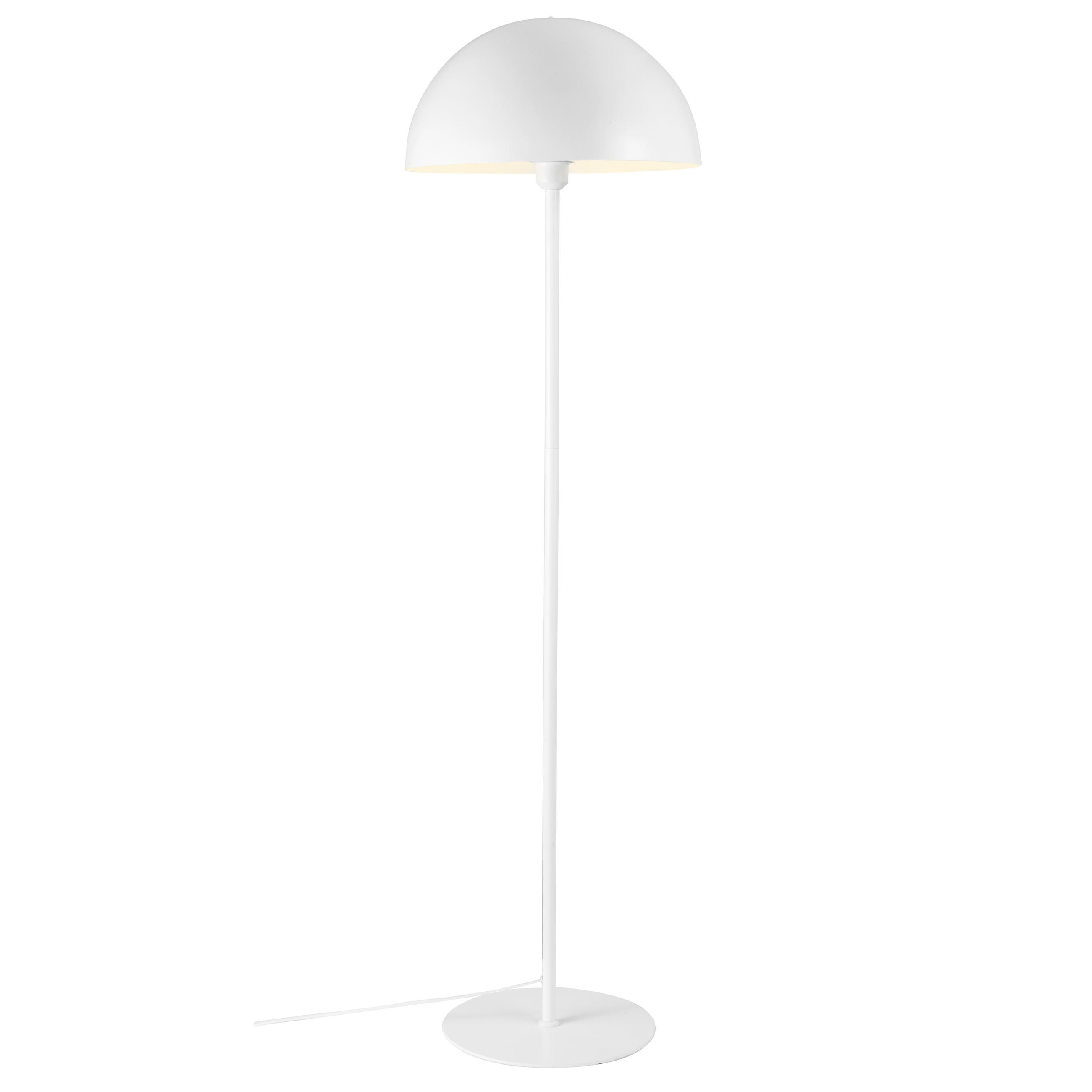 STOJACÍ LAMPA, 40/140 cm  - bílá, Basics, kov (40/140cm) - Nordlux