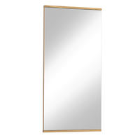 MIROIR MURAL 41/82/2 cm    - Eichefarben, Design, Glas/Holz (41/82/2cm) - Novel