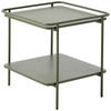 BEISTELLTISCH 45/45/44,3 cm Olivgrün quadratisch  - Olivgrün, Basics, Metall (45/45/44,3cm) - Xora