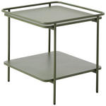 BEISTELLTISCH 45/45/44,3 cm Olivgrün quadratisch  - Olivgrün, Basics, Metall (45/45/44,3cm) - Xora