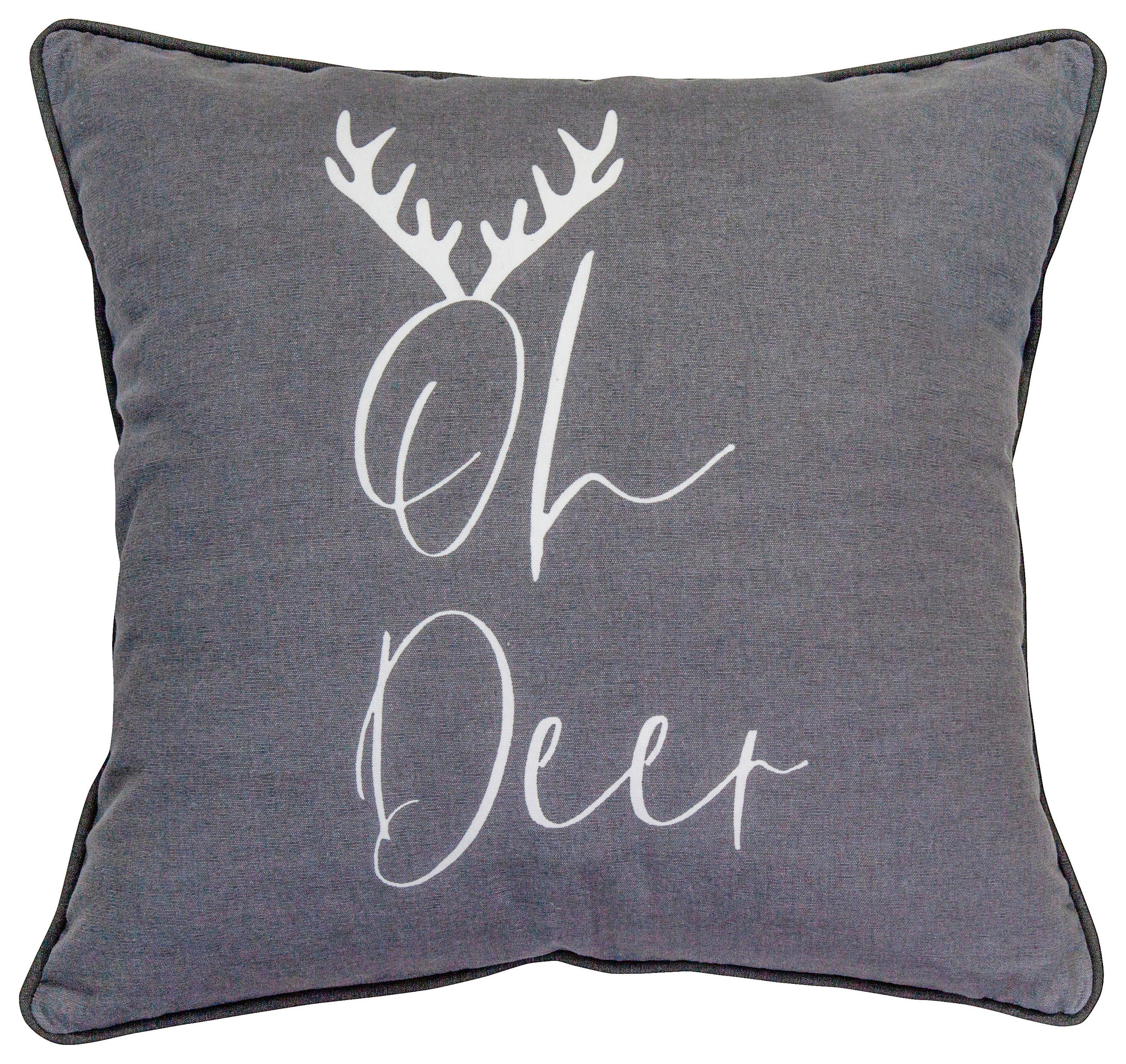 UKRASNI JASTUČIĆ 40/40 cm     - siva, Konvencionalno, tekstil (40/40cm) - X-Mas