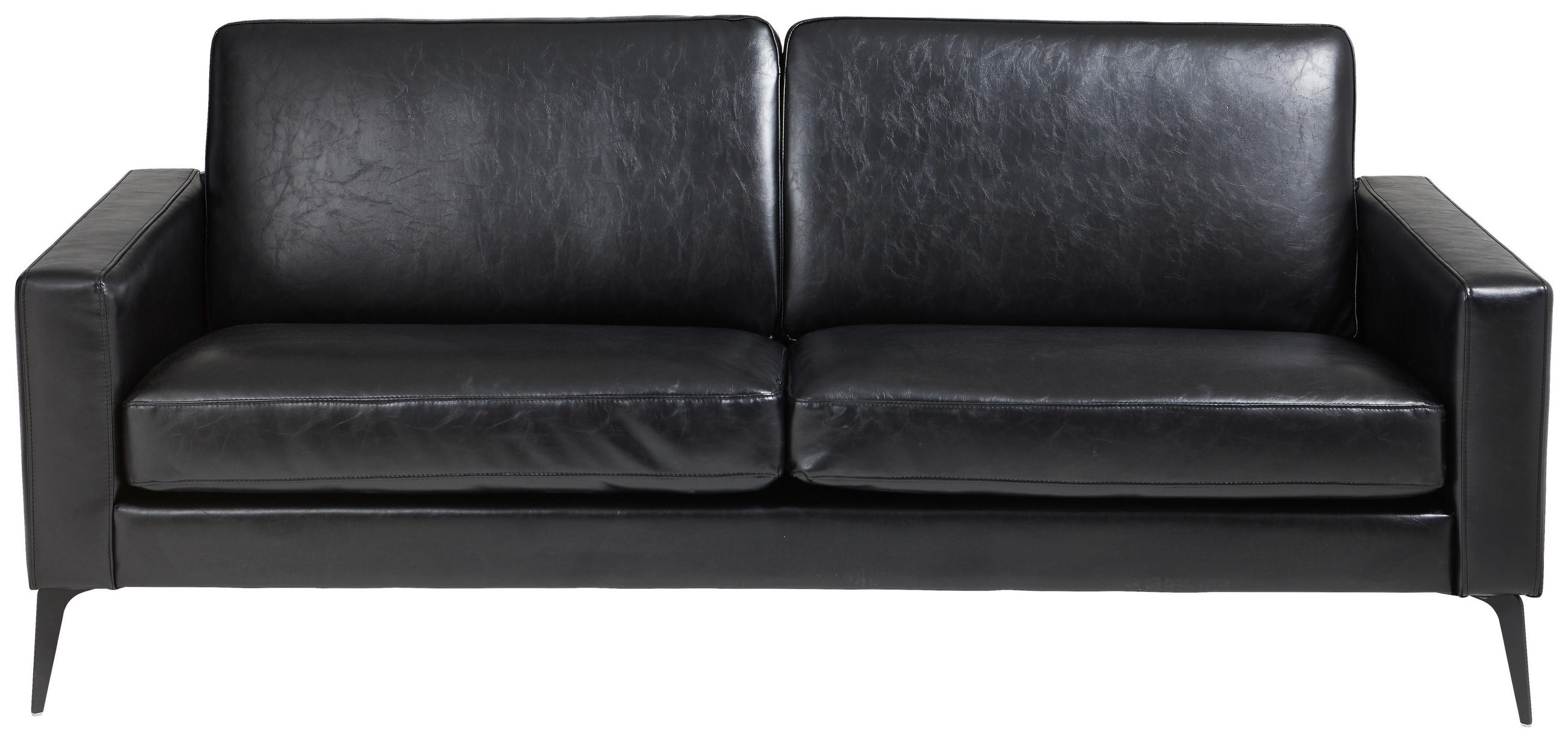 KANAPÉ textil fekete  - fekete, Design, textil/fém (193/79/79cm) - Livetastic