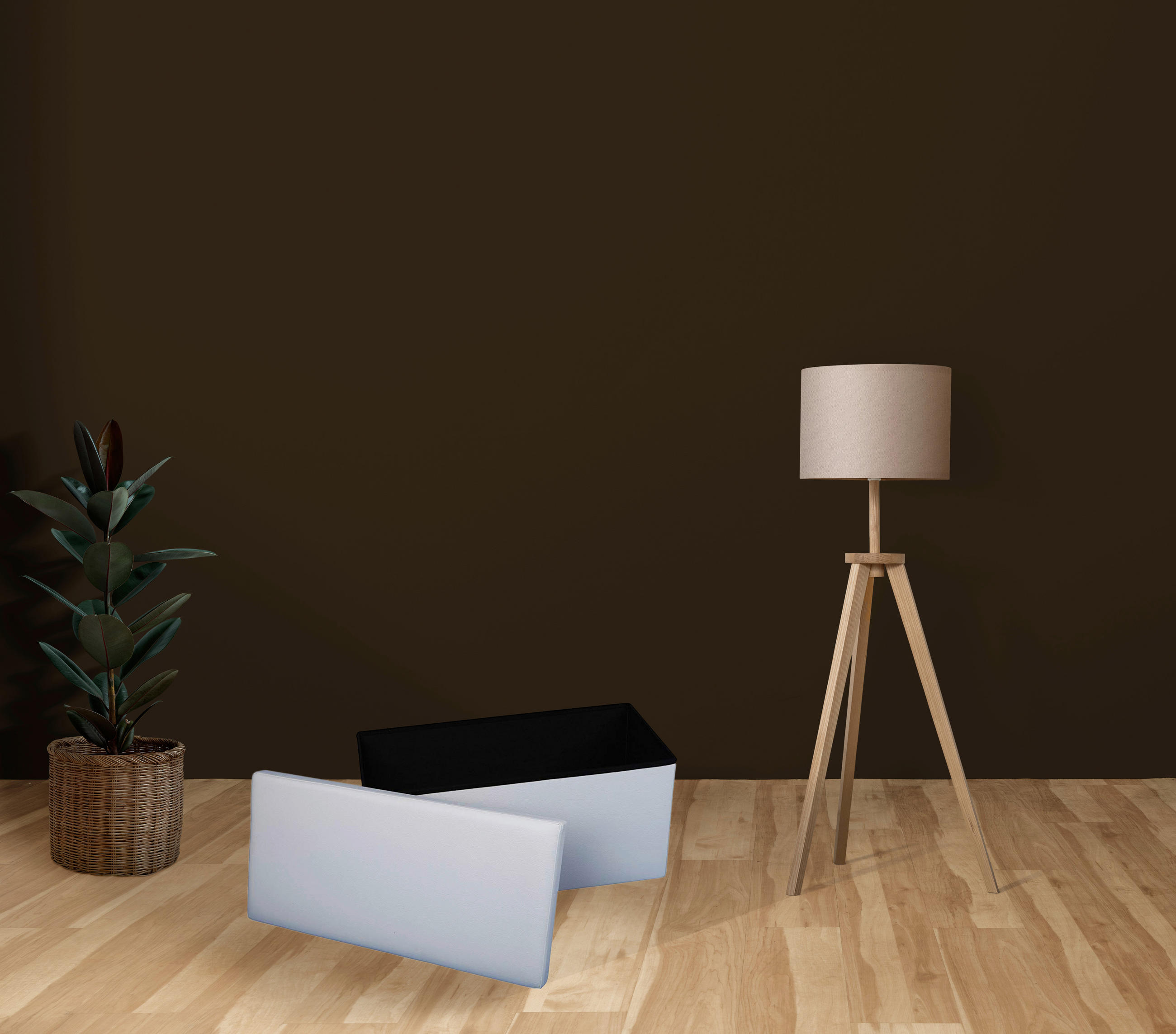 SITZBOX Uni  - Weiß, Basics, Kunststoff (76/38/38cm) - Echtwerk