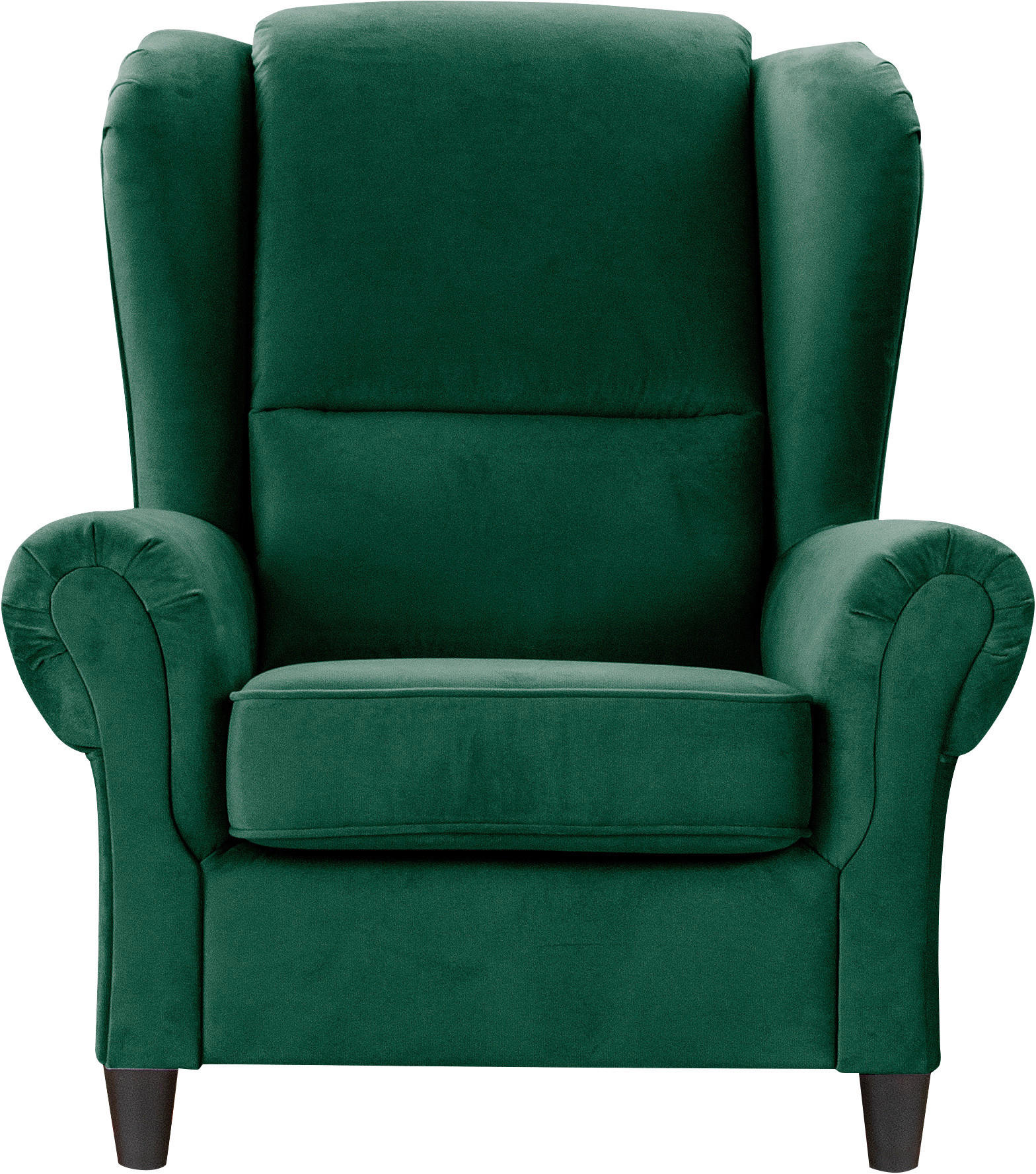 Thumbnail - Mid.you Ohrensessel, Grün, Textil, 94x112x92 cm, Made in EU, Wohnzimmer, Sessel, Ohrensessel