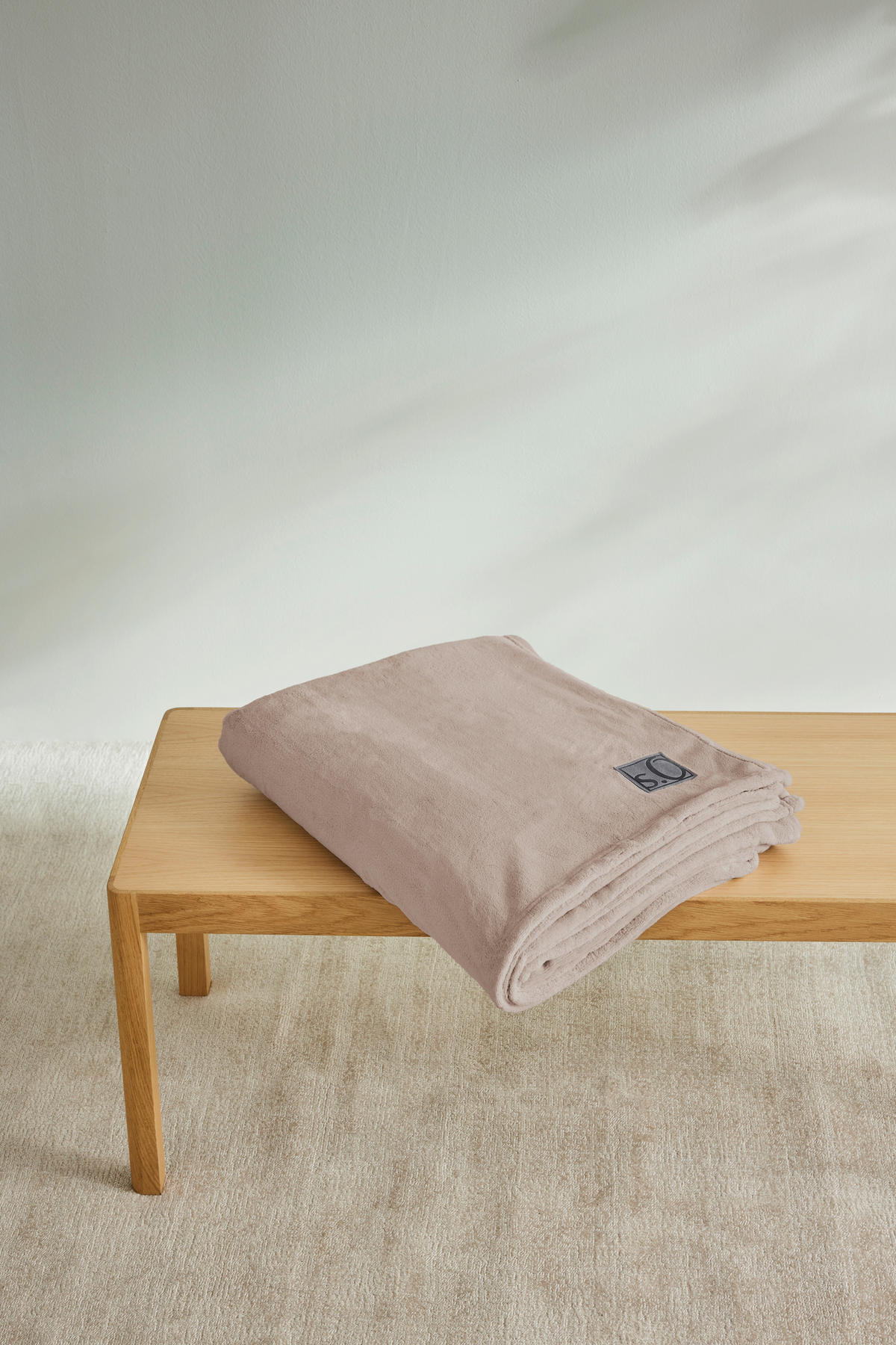 WOHNDECKE Kuschelsoft 150/200 cm  - Sandfarben, Basics, Textil (150/200cm) - S. Oliver