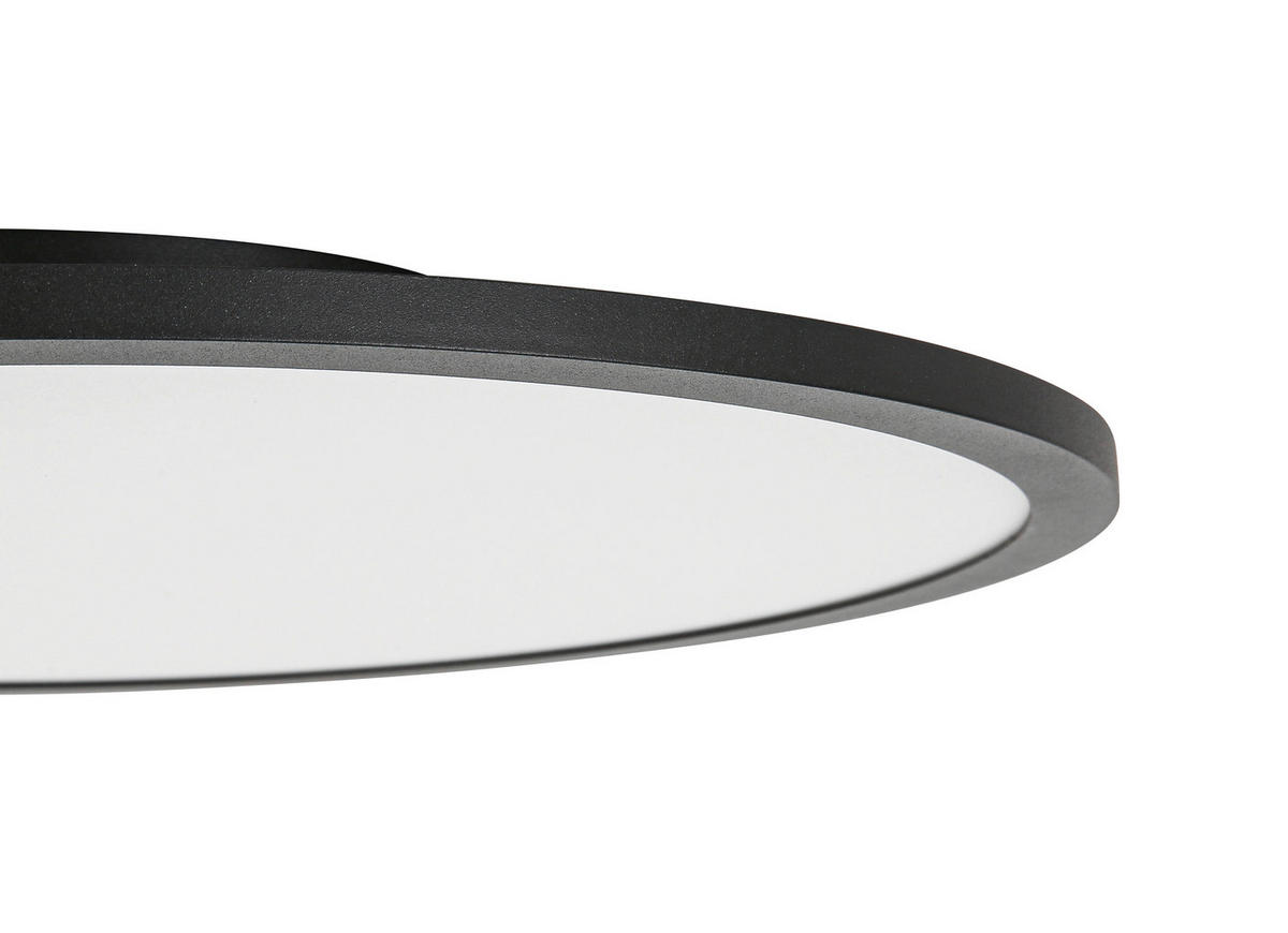 LED PANEL,  - černá, Basics, kov/plast (45cm) - Novel