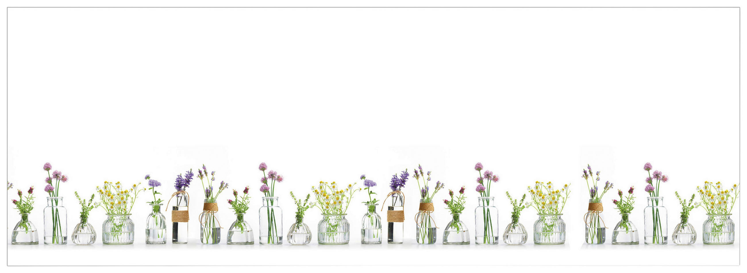 Fani Küchenrückwand Smart - Glas Grün, 180x63.7x0.6 cm