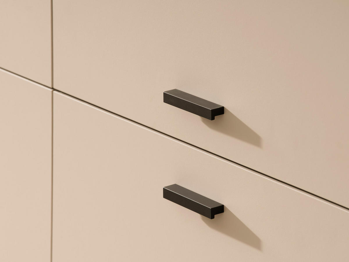HIGHBOARD , 115/140/40 cm,  - Kaschmir/Eichefarben, Design, Holzwerkstoff/Metall (115/140/40cm) - MID.YOU