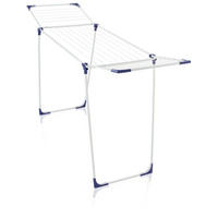 STANDTROCKNER 105/55,5/65 cm  - Weiß/Dunkelblau, KONVENTIONELL, Kunststoff/Metall (105/55,5/65cm) - Leifheit