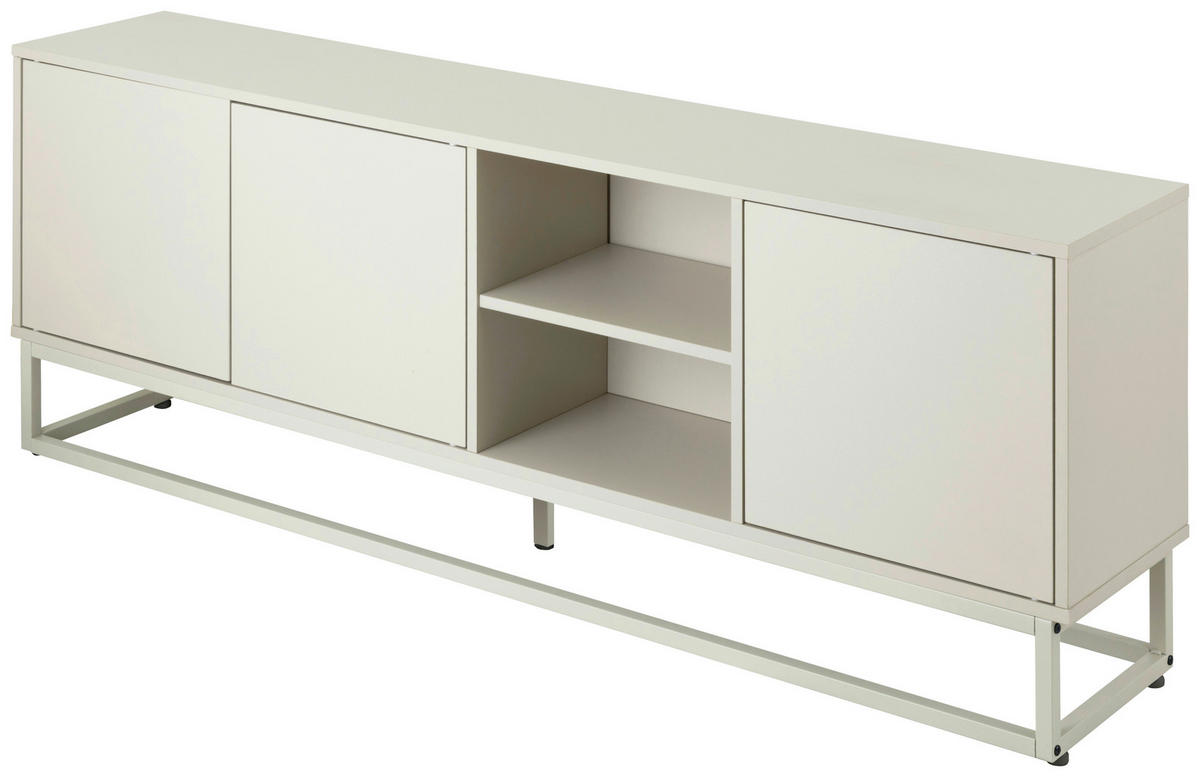 LOWBOARD  in 160/56/30 cm  - Kaschmir, Design, Holzwerkstoff/Metall (160/56/30cm) - Xora