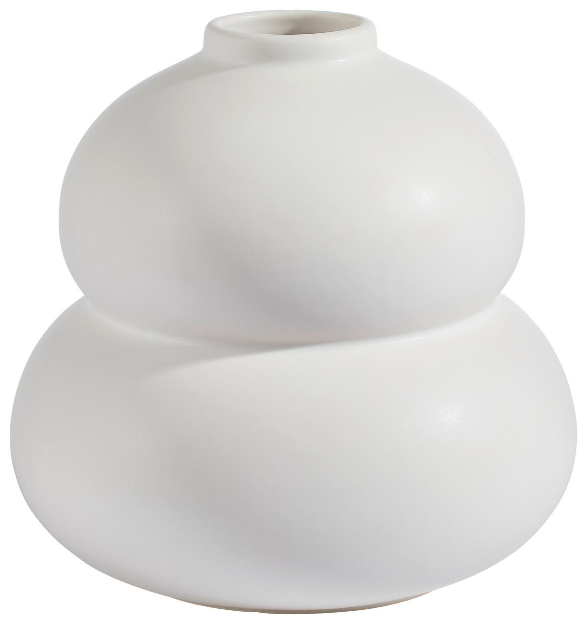 VASE 16 cm  - Weiß, MODERN, Keramik (16/16/16cm) - Novel