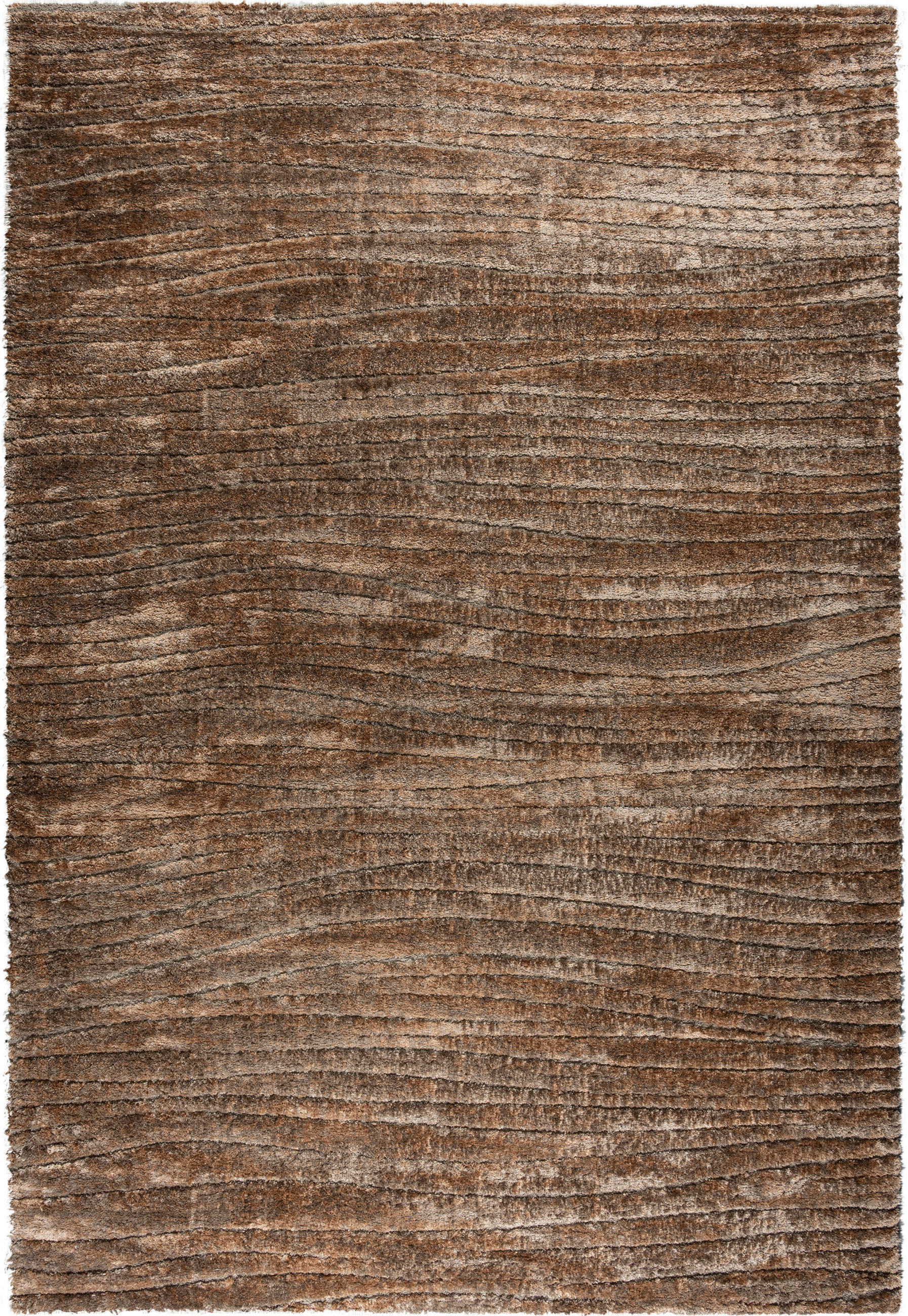 WEBTEPPICH 133/195 cm Masai Braun  - Braun, Basics, Kunststoff/Textil (133/195cm) - Novel