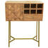 BAR Akazie massiv matt Akaziefarben - Akaziefarben, LIFESTYLE, Holz/Metall (82/105/40cm)
