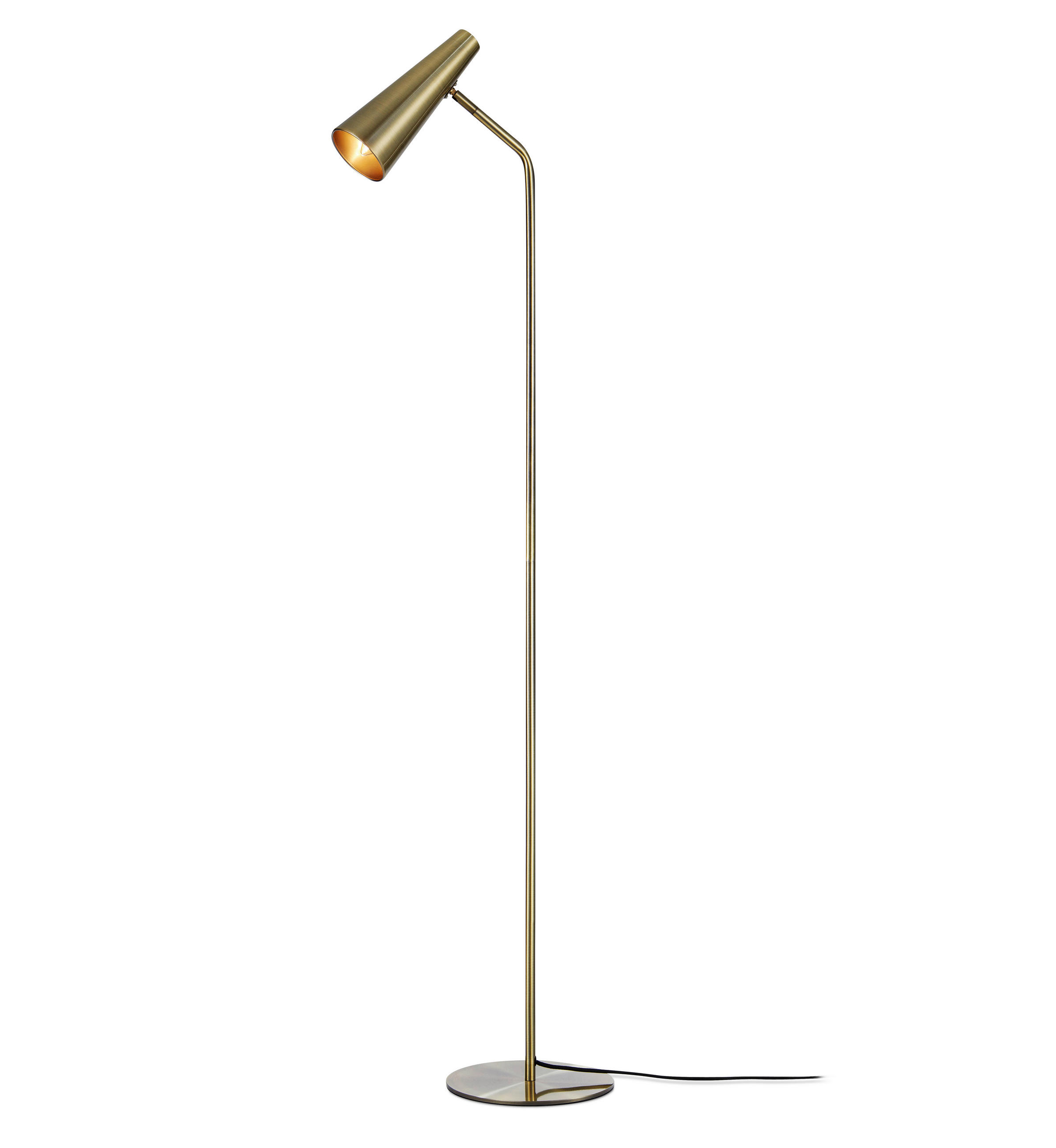 STEHLEUCHTE 32/22/138 cm    - Goldfarben, Basics, Metall (32/22/138cm) - Markslöjd