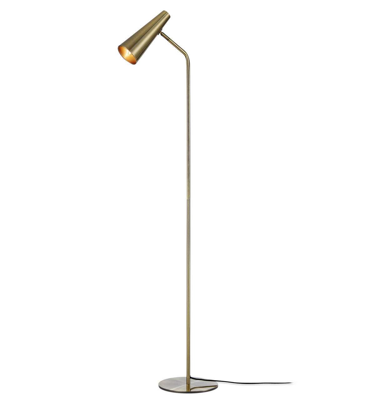 STEHLEUCHTE 32/22/138 cm    - Goldfarben, Basics, Metall (32/22/138cm) - Markslöjd