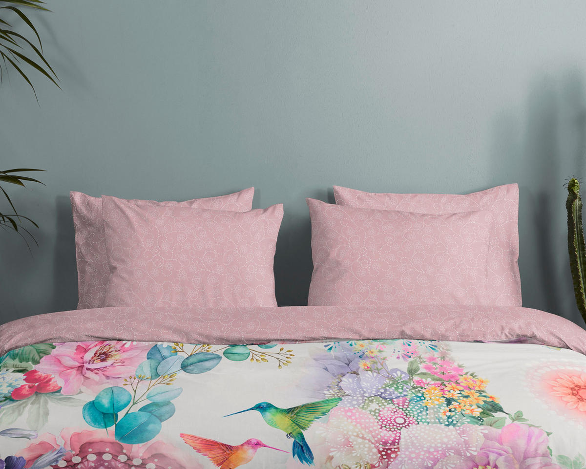 BETTWÄSCHE HIP Satin 140/200 cm  - Multicolor, LIFESTYLE, Textil (140/200cm)