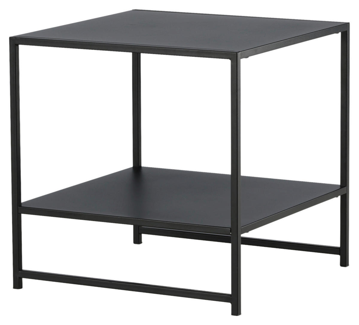 SIDOBORD i metall 50/50/50 cm  - svart, Design, metall (50/50/50cm) - Livetastic
