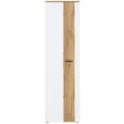 GARDEROBE 5-teilig  in 247/202/38 cm  - Eichefarben/Anthrazit, Basics, Glas/Holzwerkstoff (247/202/38cm) - Xora