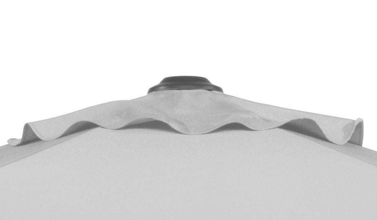 SONNENSCHIRM   - Anthrazit/Silberfarben, Basics, Textil/Metall (270/270/246cm) - Schneider
