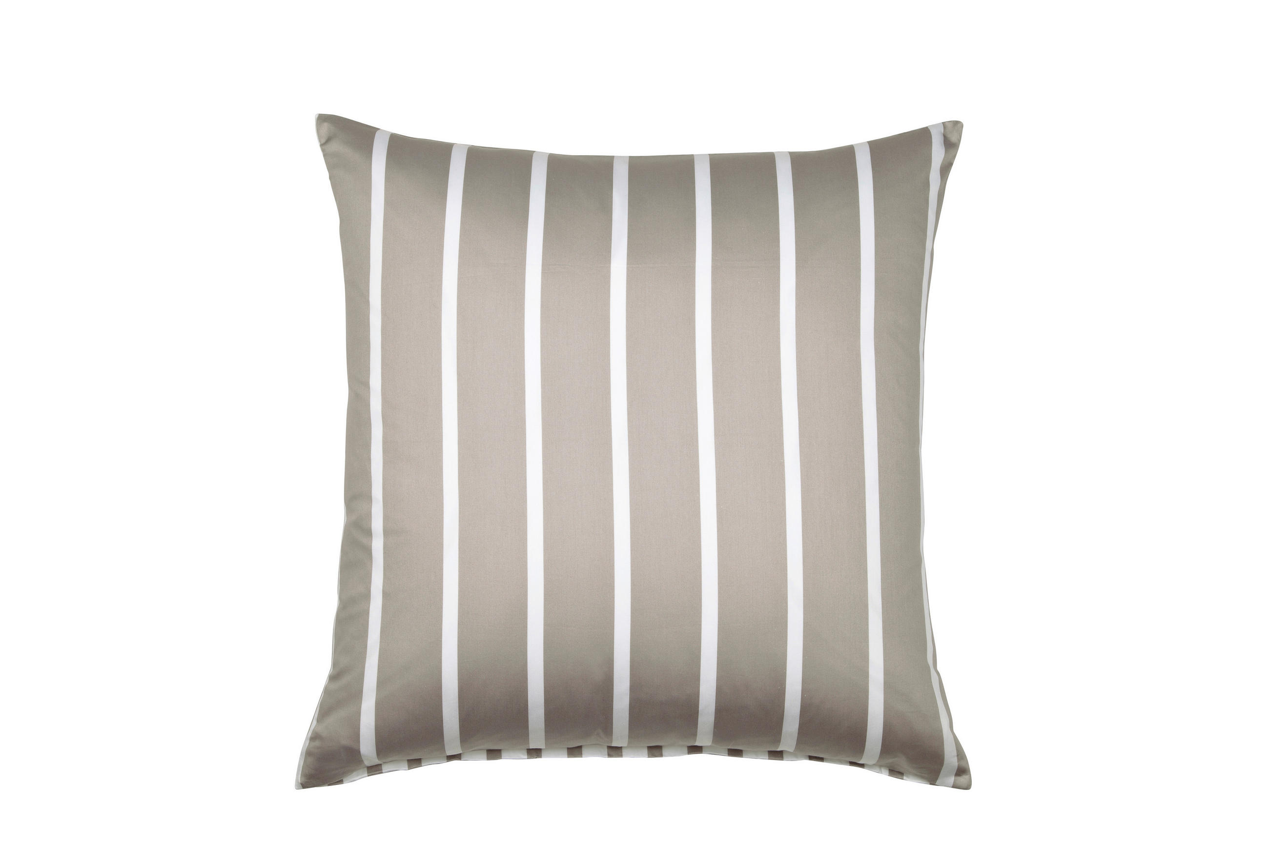 KISSENHÜLLE GENTANO 80/80 cm  - Weiß/Braun, Design, Textil (80/80cm) - Janine