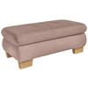 HOCKER Cord Rosa  - Eiche Bianco/Rosa, KONVENTIONELL, Holz/Textil (129/49/64cm) - SetOne by Musterring