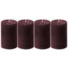 STUMPENKERZE 5,8/8 cm  - Rot, KONVENTIONELL (5,8/8cm)