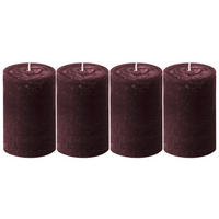 STUMPENKERZE 5,8/8 cm  - Rot, KONVENTIONELL (5,8/8cm)