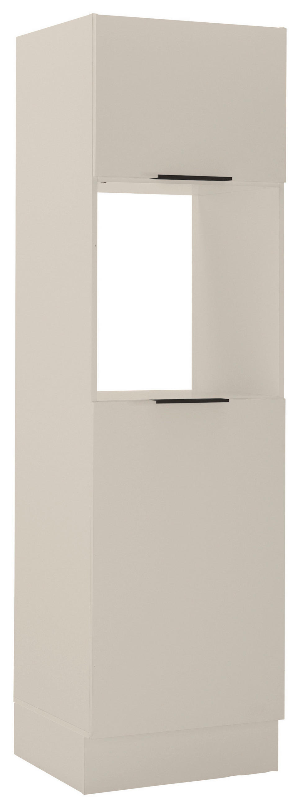 GERÄTEUMBAUSCHRANK 60/211/57 cm in Kaschmir - Kaschmir/Schwarz, Basics, Holzwerkstoff/Metall (60/211/57cm) - Carryhome