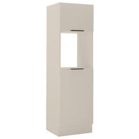 GERÄTEUMBAUSCHRANK 60/211/57 cm  in Kaschmir  - Kaschmir/Schwarz, Basics, Holzwerkstoff/Metall (60/211/57cm) - Carryhome