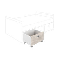 ROLLBOX     - Weiß/Silbereichenfarben, Basics, Holzwerkstoff (65/40,4/47cm) - Paidi