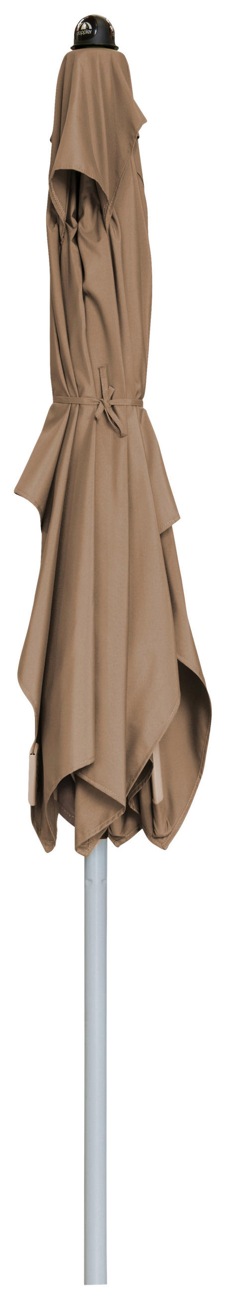 SONNENSCHIRM 210x140 cm Greige  - Greige/Silberfarben, Design, Textil/Metall (210/140cm) - Doppler