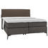 BOXSPRINGBETT 160/200 cm in Braun - Schwarz/Braun, Design, Textil/Metall (160/200cm) - Hom`in BOXSPRINGBETT 160/200 cm in Braun - Schwarz/Braun, Design, Textil/Metall (160/200cm) - Hom`in