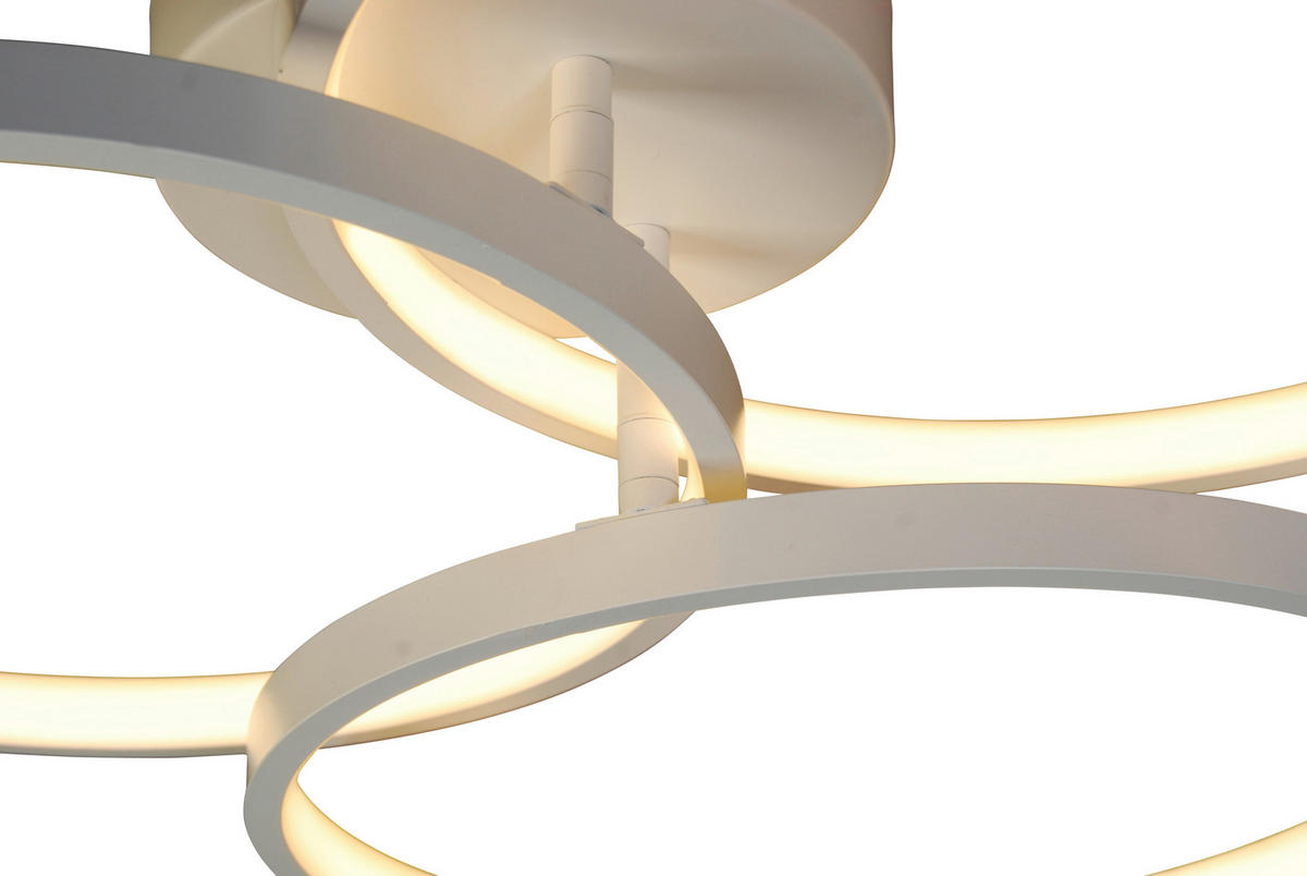 LED-DECKENLEUCHTE - Weiß, Trend, Kunststoff/Metall (70/12cm) - Novel