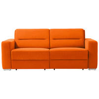 SCHLAFSOFA  in Orange  - Orange, KONVENTIONELL, Textil/Metall (202/86/92cm) - Sedda