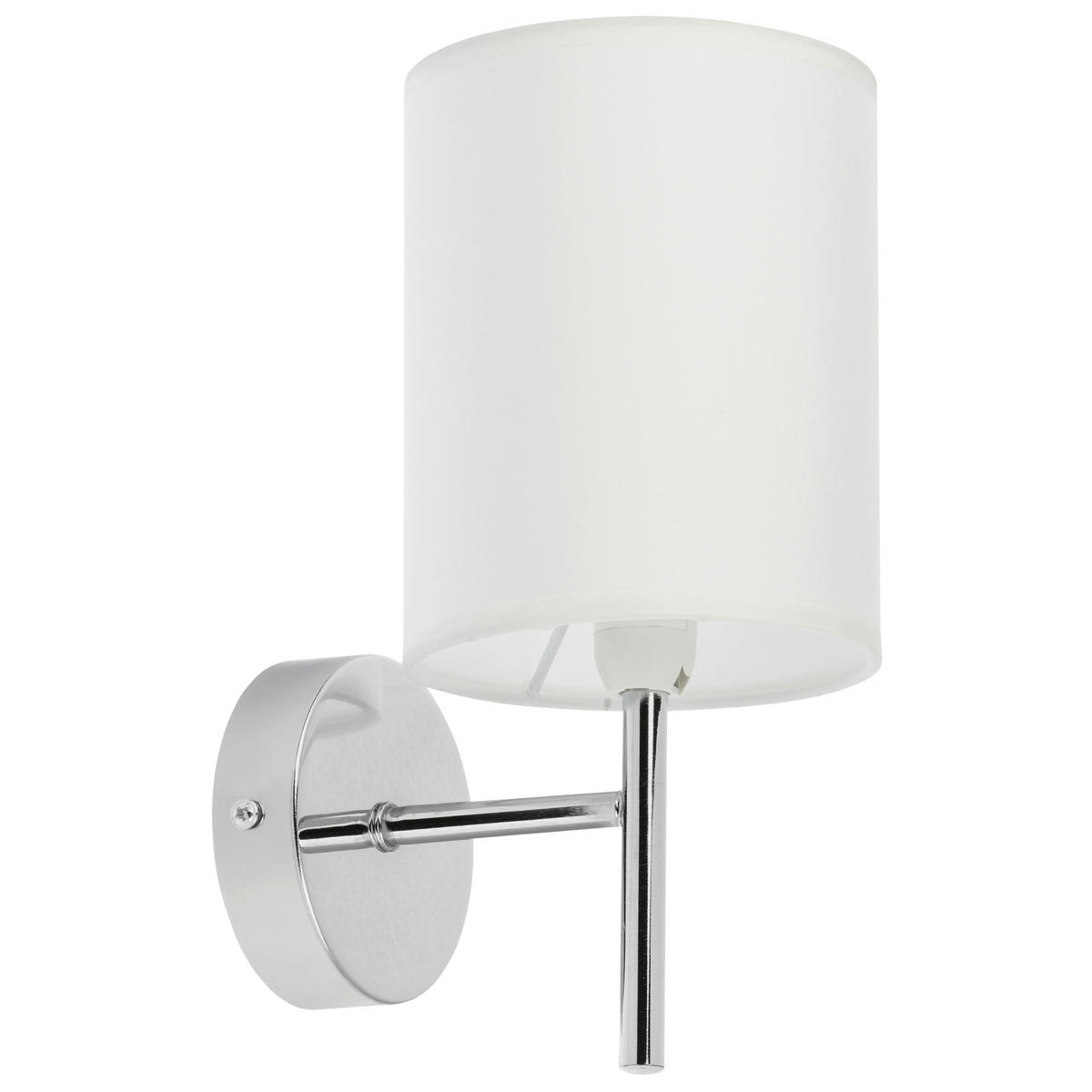 WANDLEUCHTE 15/12/24 cm   - Chromfarben, Basics, Metall (15/12/24cm)