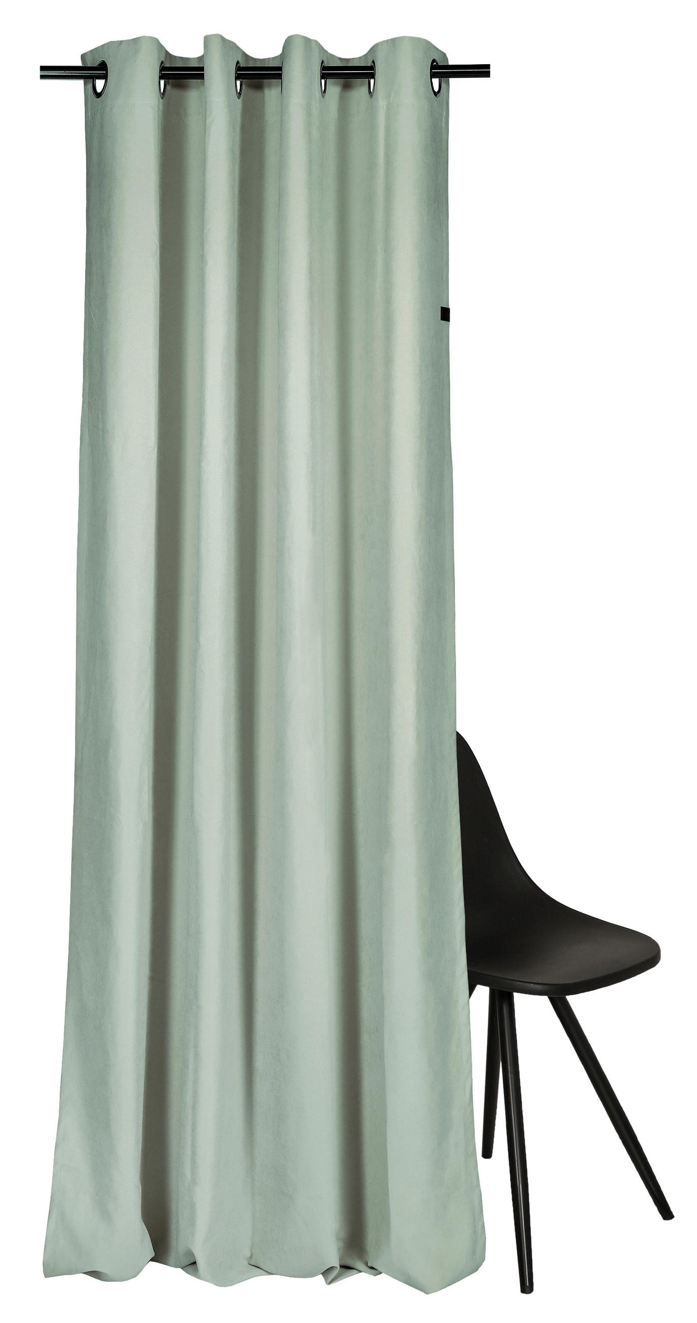 ÖSENSCHAL SW-Peachy blickdicht 130/250 cm - Jadegrün/Salbeigrün, Basics, Textil (130/250cm) - Schöner Wohnen