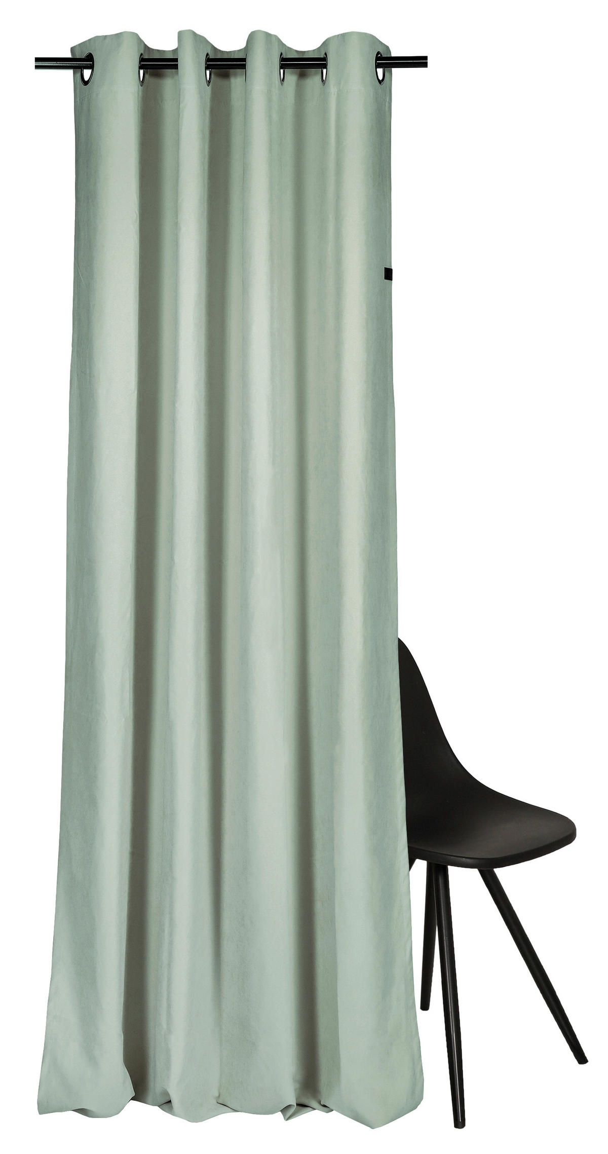 ÖSENSCHAL SW-Peachy blickdicht 130/250 cm   - Jadegrün/Salbeigrün, Basics, Textil (130/250cm) - Schöner Wohnen