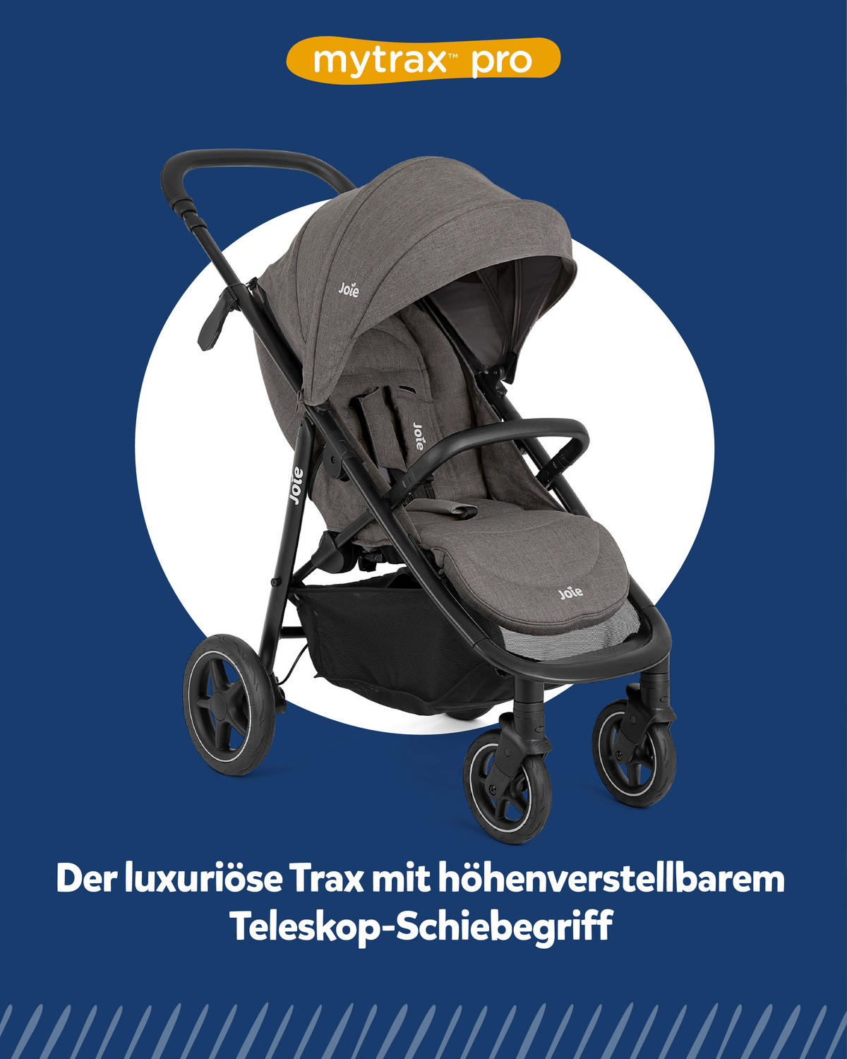BUGGY Mytrax Pro  - Schwarz/Grau, Basics, Textil/Metall (59/102,5/91cm) - Joie