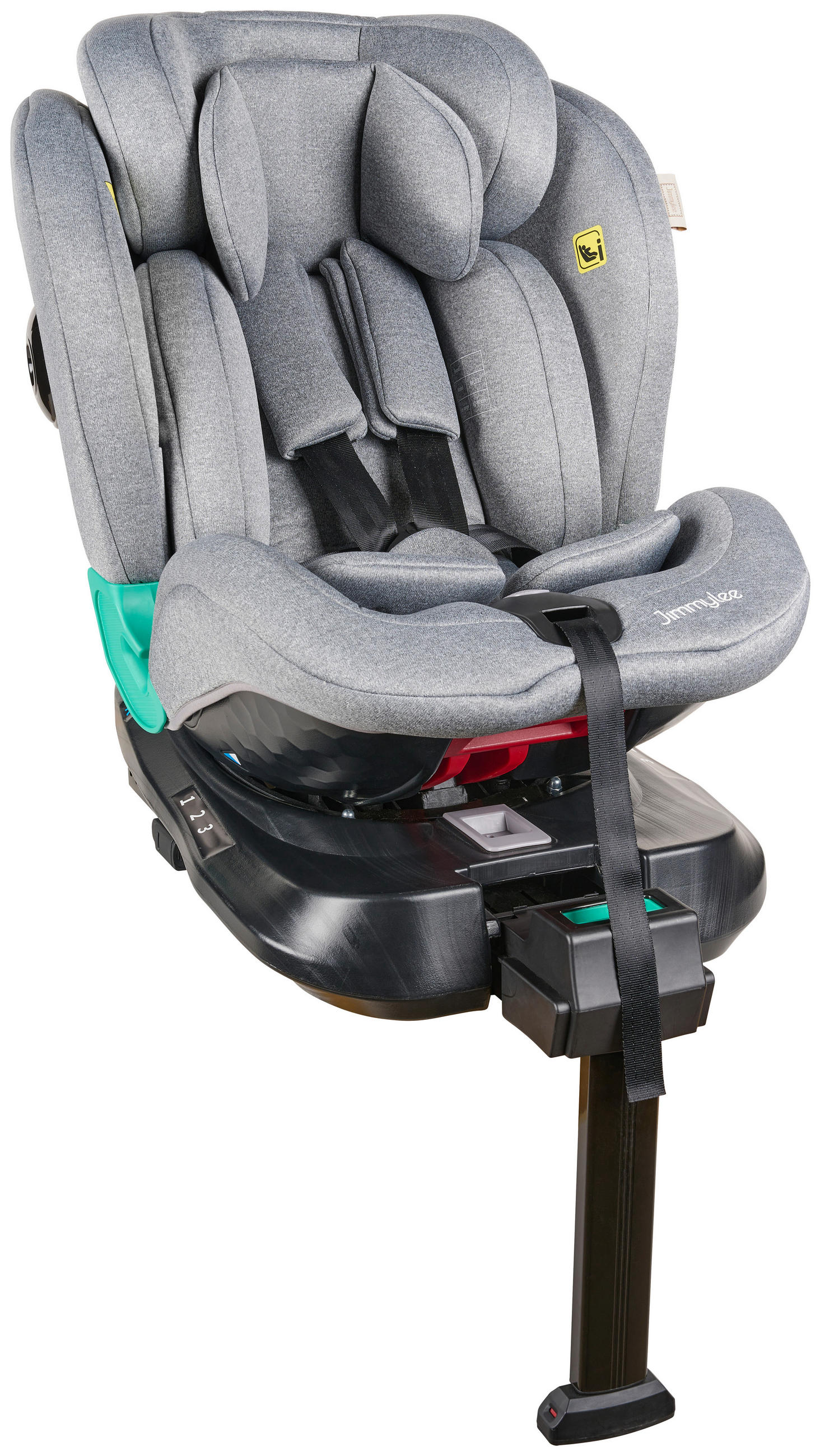 KINDERAUTOSITZ FREEWAY FIX   - Grau, Basics, Kunststoff/Textil (48/50/86cm) - Jimmylee
