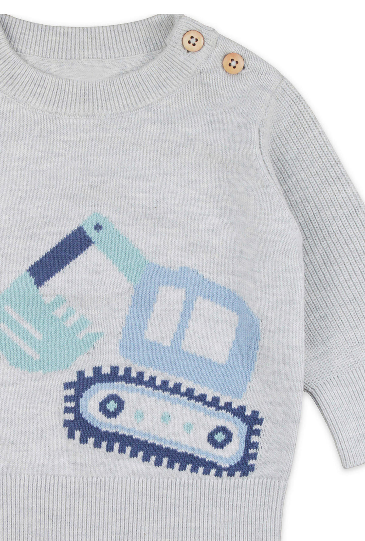 PULLOVER Frosty Blue  - Basics, Textil (74null) - Patinio
