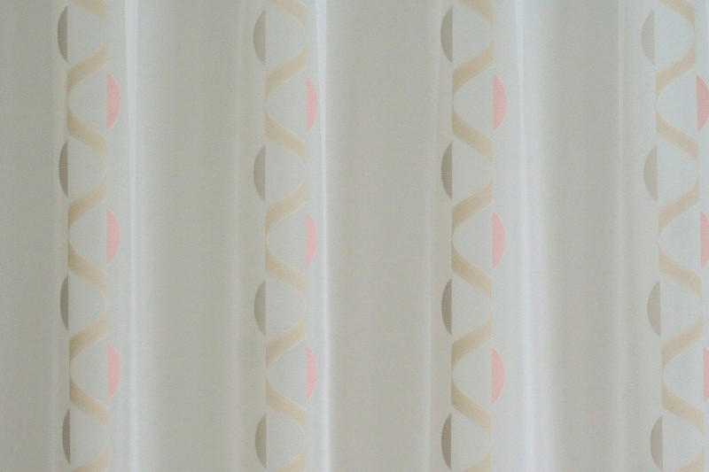 PERDEA TIP PLASĂ  - crem/roz, Basics, textil (290cm) - Ambiente