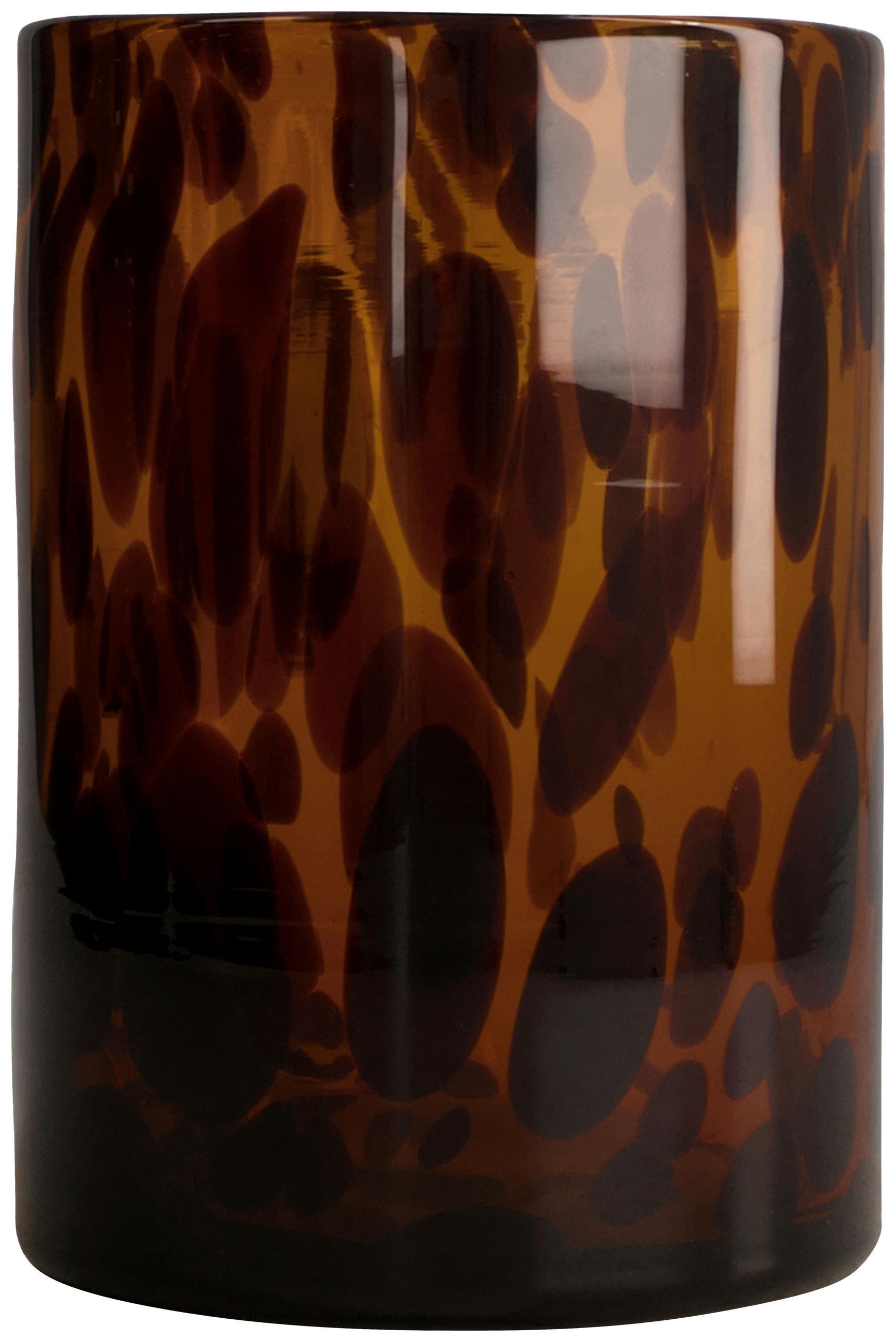 VASE  - Braun, Trend, Glas (10/15cm)
