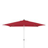 SONNENSCHIRM  200/250 cm  - Silberfarben/Rot, Konventionell, Textil/Metall (200/250cm) - Doppler