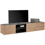 LOWBOARD  in 200/36,7/42 cm  - Anthrazit/Eiche Artisan, MODERN, Holzwerkstoff (200/36,7/42cm) - Hom`in