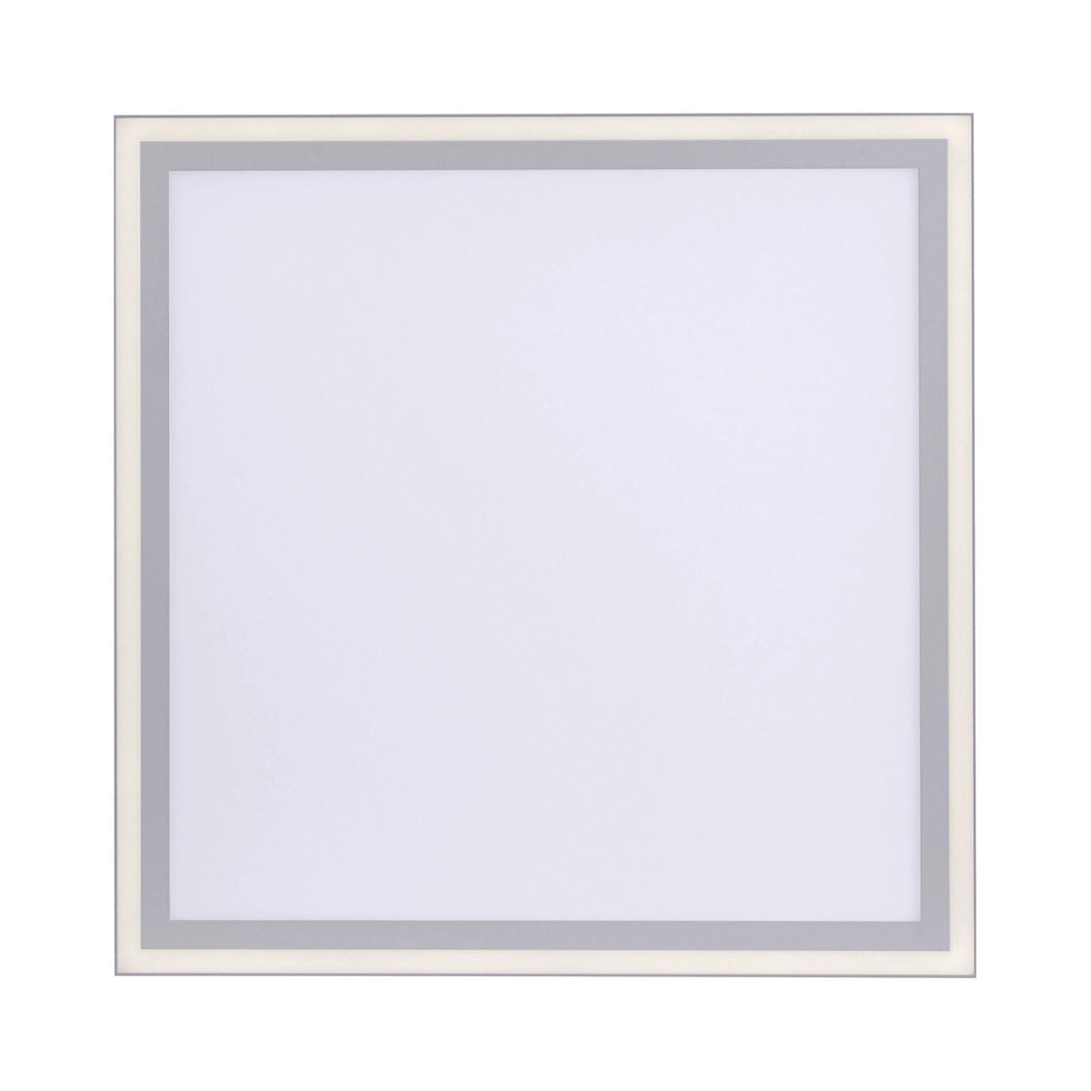 LED-DECKENLEUCHTE 46,4/46,4/6,2 cm   - Weiß, Basics, Kunststoff/Metall (46,4/46,4/6,2cm)