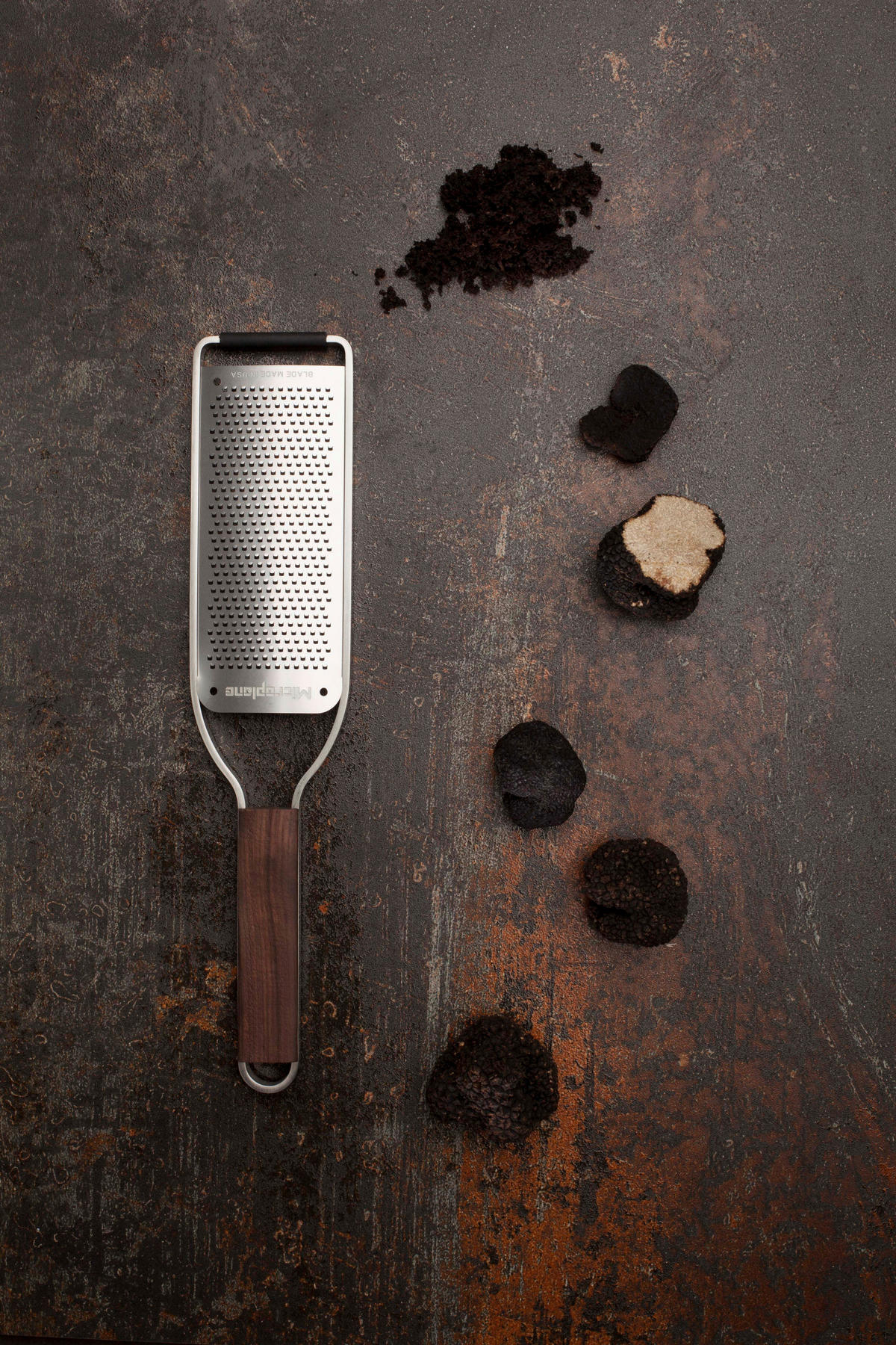 RENDE - boja oraha, Osnovno, drvo/metal (30,4/6,3/1,8cm) - MICROPLANE