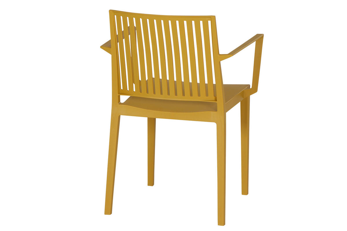 STAPELSTUHL in Kunststoff Gelb  - Gelb, Basics, Kunststoff (57/80/56cm) - Siena Garden