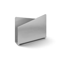 DRŽALO ZA SERVIETE     5/16,5/12,5 cm         - barve aluminija, Basics, kovina (5/16,5/12,5cm) - Zack